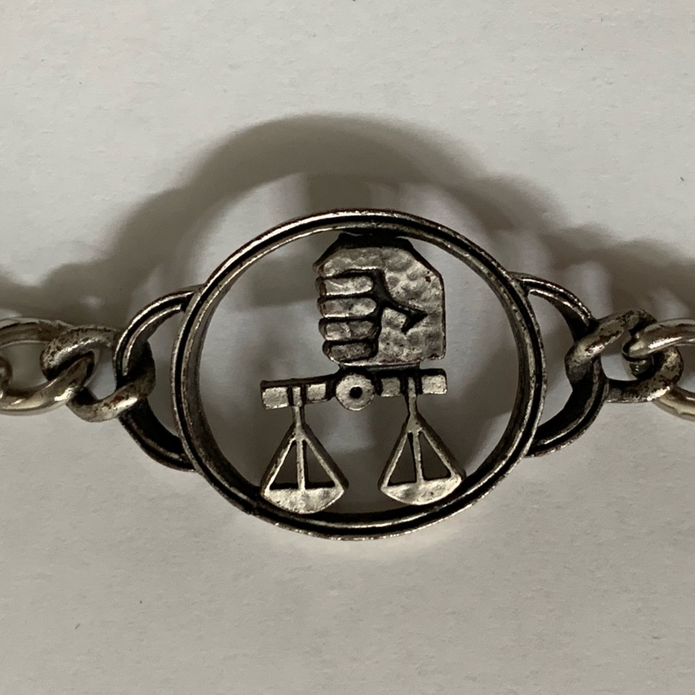 New vintage LIBRA bracelet extra wide